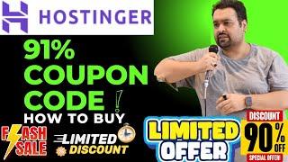 How to Buy Hostinger Hosting 2024 - 91% Coupon Code