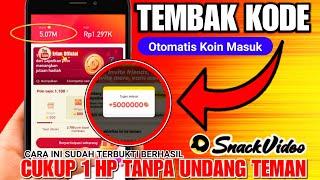 ️Pasti Berhasil Cara Nuyul Snack Video Versi Baru Otomatis Langsung Jadi Koin | Trik Terbaru 2022