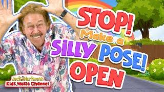 Stop! Make a Silly Pose! | Open Version | Jack Hartmann