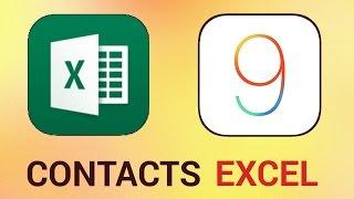 How to export contacts to Excel on iPhone and iPad