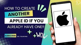 HOW TO CREATE ANOTHER APPLE ID IF YOU ALREADY HAVE ONE (2024) | STEP BY STEP TUTORIAL | QUICK GUIDE