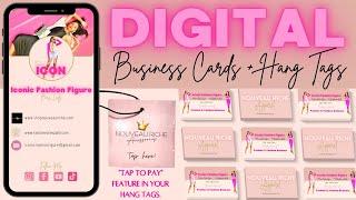 Digital Business Cards | How to use NFC Tag Business Ideas | Digital Hang Tags