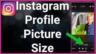 PERFECT Instagram Profile Picture Size