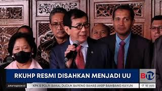 Penjelasan Menteri Yasonna Terkait Pengesahan RUU KUHP