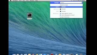 How to use command or terminal window in MAC OS X Macbook Pro