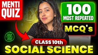 MOST IMPORTANT MCQs - CLASS 10 SOCIAL SCIENCE | BOARD EXAM 2025 #cbseclass10 #importantquestions