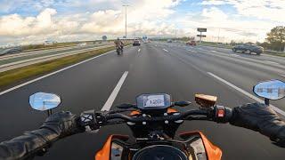 KTM DUKE 790 | RAW SOUND | DECAT | POV | AMSTERDAM