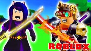 IO E LYON CI SFIDIAMO CON LE SPADE SU ROBLOX! 