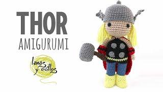 Tutorial Thor Amigurumi | Serie Princesas y Súper Héroes | Lanas y Ovillos