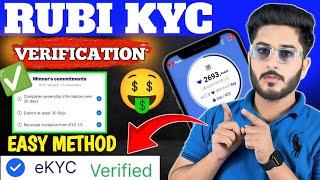 Rubi Network Kyc Verification | Rubi Network Withdrawal | Rubi Network New Update Today | Rubi Coin