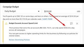 250 daily spending bm | facebook business manager | high spending business manager