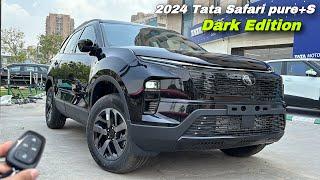 2024 Tata Safari Pure plus s Dark Edition Price & Features ️ 2024 Tata Safari dark edition !!