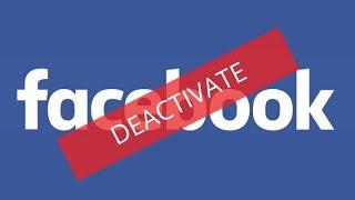 how to deactivate facebook account