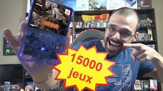 JE POSSÈDE ENFIN CE PETIT BIJOUX DANS LES MAINS !!!! (console R36S) 15000 JEUX 