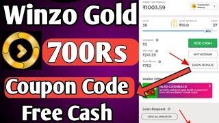 Winzo Gold coupon code | Winzo gold ₹700 coupon code 2021