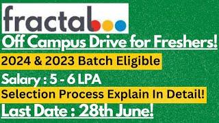 Fractal.ai Off Campus Drive for Freshers | 2024 & 2023 Batch Students Eligible 