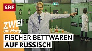 Russische Impfstoff-Fabrik: Werbespot (Fischer Bettwaren Parodie) | SRF Zwei am Morge