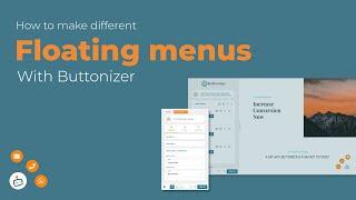 Different floating menu styles with Buttonizer