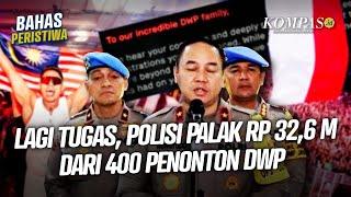 Kronologi 18 Polisi Palak Rp 32,6 Miliar dari Pengunjung DWP dengan Modus Tes Narkoba