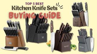 Top 5 Knife Sets to Buy in 2024 | Best Kitchen Knife Sets Buying Guide