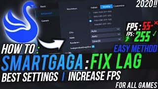 SmartGaga : Best Settings For Low-End PC ️ SmartGaga 1GB Ram Lag Fix And FPS Boost | 2021 UPDATED