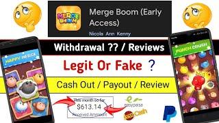 Merge Boom Real Or Fake? - Merge Boom Game Review - How To Get Cash Out From Merge Boom - Merge Boom