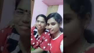 tamil girl kissing her mother