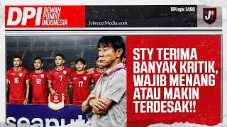 TIMNAS INDONESIA WAJIB MENANG DEMI JAGA POSISI SHIN TAE YONG - DPI - EPS 1490