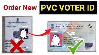 PVC Voter ID Card order online 2024. PVC Voter Card online order kaise kare.