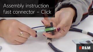 Assembly instruction fast connector – Click