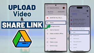 How to Create Google Drive Link to Share Files & Folders!