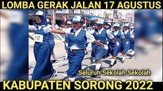 Lomba Gerak Jalan 17 Agustus 2022 Kabupaten Sorong