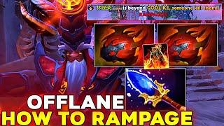 How to Rampage Offlane Warlock 4x Golem Army Refresher Game Show - Dota 2