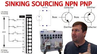 Sinking and Sourcing PLC Inputs with PNP NPN Sensors