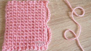 Как вязать петли для пуговиц   Вязание крючком Урок 231 How to knit button loops