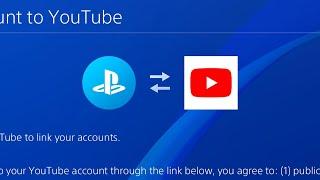 How to LINK YOUTUBE ACCOUNT TO PS4 (EASY METHOD)