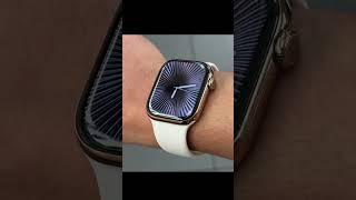 Gold Titanium Apple Watch Series 10 with Light Blush Sport Band #series10