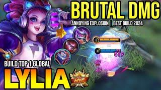 LYLIA BEST BUILD 2024 | BUILD TOP GLOBAL LYLIA GAMEPLAY | MOBILE LEGENDS