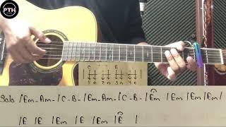 ပြည့်တန်ဆာ guitar rhythm tutorial part-3 by@pthguitar