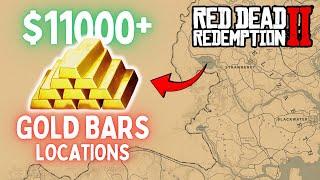 How to find 22 GOLD BARS at the beginning of Chapter 2 in RDR2! (All Locations)