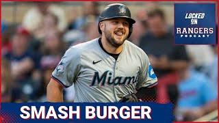 Texas Rangers trade for Miami Marlins slugger Jake Burger, giving lineup what it lacked in 2024