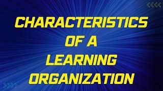 Characteristics of a Learning Organization: A 5-Minute Overview