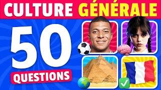 50 Questions de Culture Générale  À quel point es-tu cultivé ?