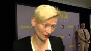 Trainwreck: Tilda Swinton World Premiere red Carpet Interview | ScreenSlam