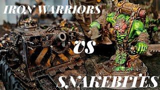 CHAOS SPACE MARINES VS ORKS (new Codexes) 10th edition 40k Warhammer battle report