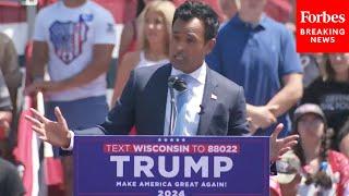 BREAKING NEWS: Vivek Ramaswamy Claims Biden Won't Be 2024 Democratic Candidate At Trump Rally