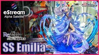 Crystal Dress Emilia by Shibuya Scramble [Anime Figure Unbox and Review] Re:Zero Alpha Satellite 1/7