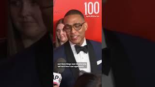 Don Lemon deflects a reporter's question about losing his job at CNN. #shorts