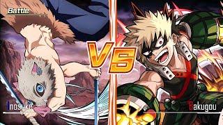 Inosuke vs Bakugou Jump Force Mugen