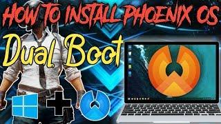 How to install Phoenix OS || Dual Boot Setup || Squad Helper.